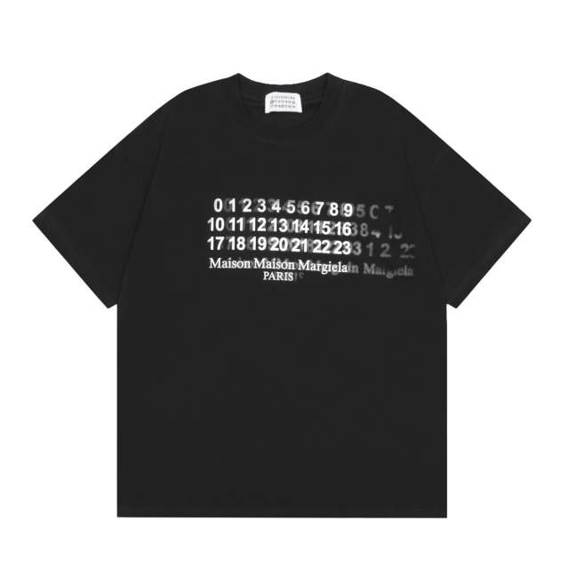 Maison Margiela MM6 T-Shirt Black White
