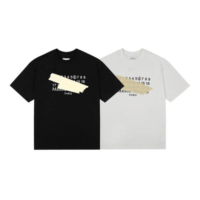 Maison Margiela MM6 Classic T-Shirt Black White
