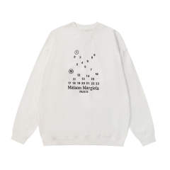 Maison Margiela MM6 Classic Sweatshirt Black White