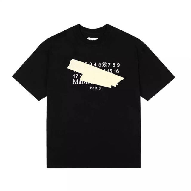 Maison Margiela MM6 Classic T-Shirt Black White