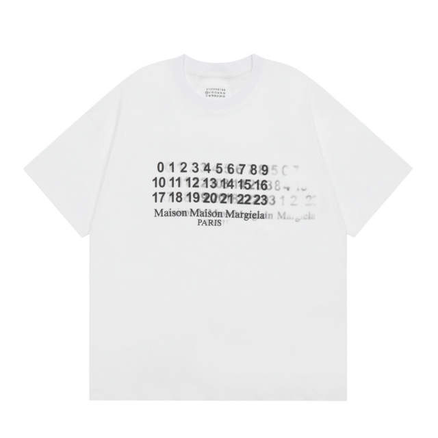 Maison Margiela MM6 T-Shirt Black White