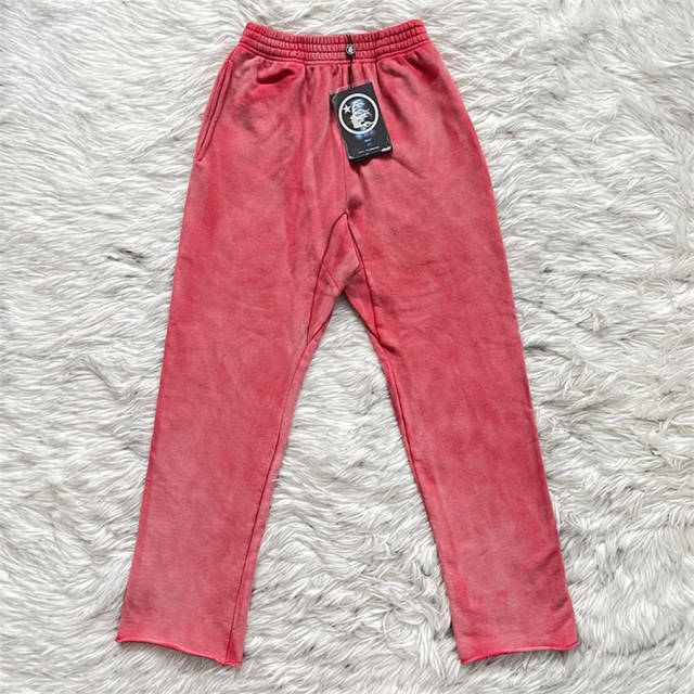 Hellstar Studios Sample Blank Hoodie Pants Tracksuit Red