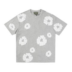 Denim Tears Foaming Printing T-Shirts Shorts Set