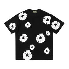 Denim Tears Foaming Printing T-Shirts Shorts Set
