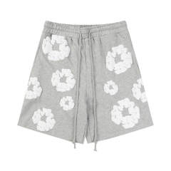 Denim Tears Foaming Printing T-Shirts Shorts Set
