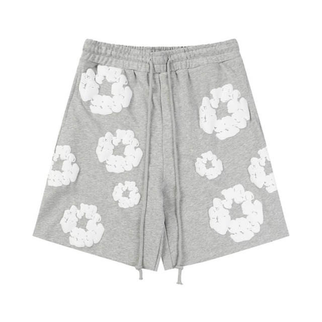 Denim Tears Foaming Printing T-Shirts Shorts Set