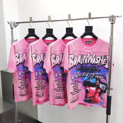 1:1 quality version Hellstar World Tour Lightning VR Tee with NFC Tag