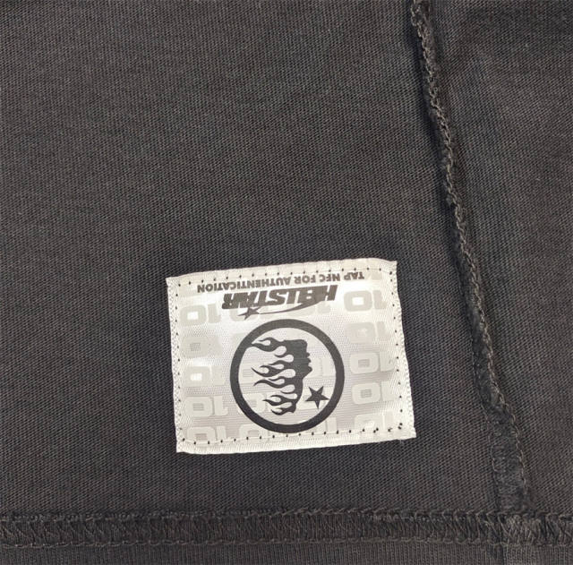 1:1 quality version Hellstar Helmet Energy Letter Print Long Sleeve T-Shirt with NFC Tag