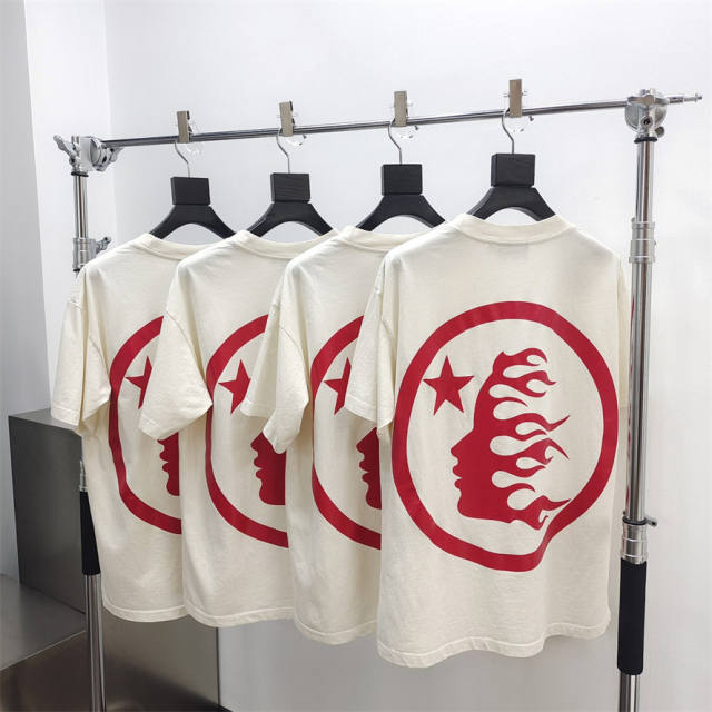 1:1 quality version Hellstar White Classisc Tee with NFC Tag