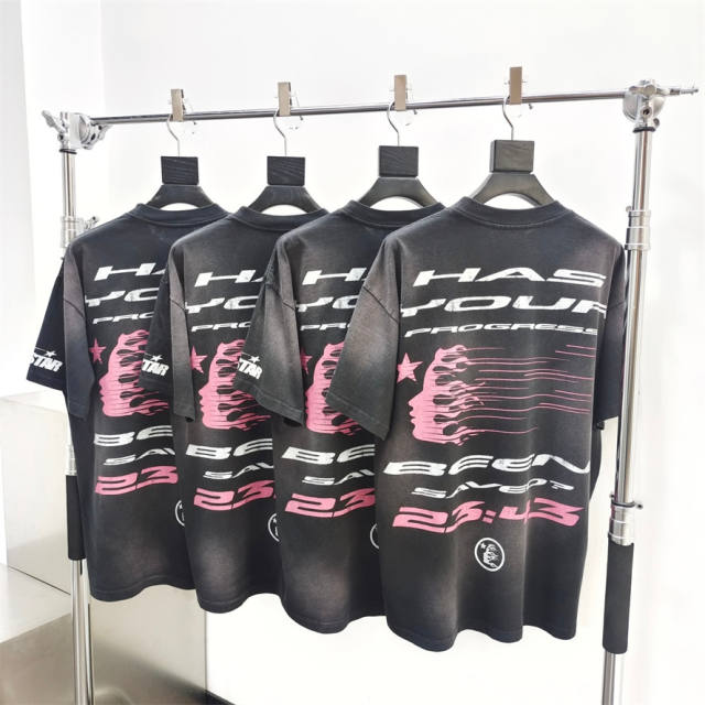 1:1 quality version Hellstar QR Code Standing Man Print Tee