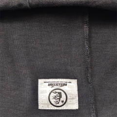 1:1 quality version Hellstar Blue Gray Logo Washed Version Tee with NFC tag