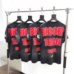 1:1 quality version Hellstar Boxing KO Pattern Print Tee with NFC Tag