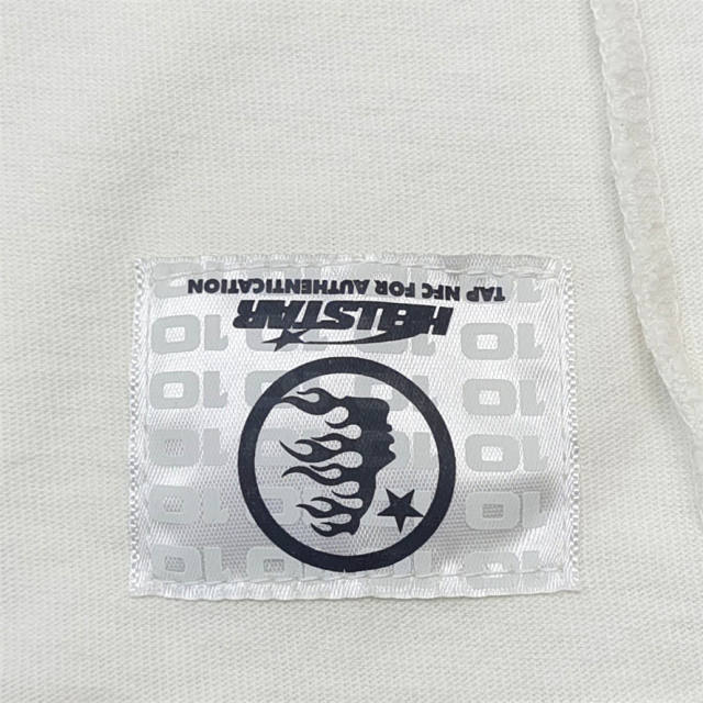 1:1 quality version Hellstar White Classisc Tee with NFC Tag
