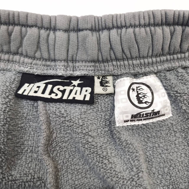 1:1 quality version Hellstar Neuron Brainwave Printed Washed Version Tee with NFC Tag