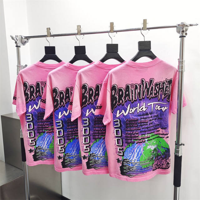 1:1 quality version Hellstar World Tour Lightning VR Tee with NFC Tag