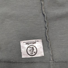 1:1 quality version Hellstar Mottled Logo Washed Version Tee with NFC Tag