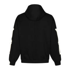 Broken Planet Foaming Print Zipped Hoodie