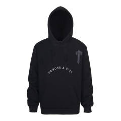 Trapstar Embroidered Logo Fleece Tracksuit Hoodie Pants Gray