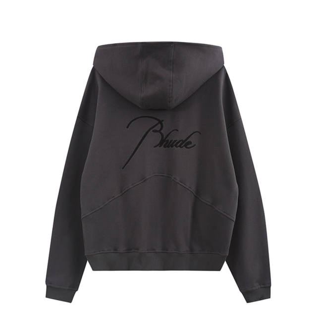 Rhude Hoodie Black Gray