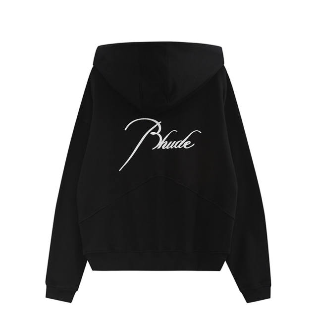 Rhude Hoodie Black Gray