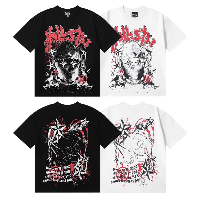 Hellstar Star Eyes Print Tee 2 Colors T-Shirt