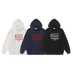 Masion Margiela Numbers Hoodie (Black White Navy Blue)