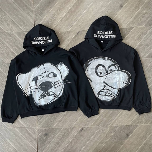 1:1 quality version Blutosatire Billdog Wimpy Kid Hoodie Black