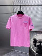 Chr0me Heart Banner Tee T-Shirt Blue Pink