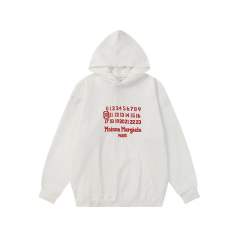 Masion Margiela Numbers Hoodie (Black White Navy Blue)