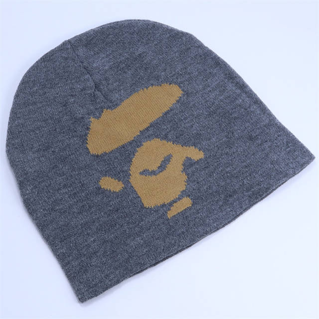 Bape Ape Face Knit Jacquard Cold Beanie 4 colors