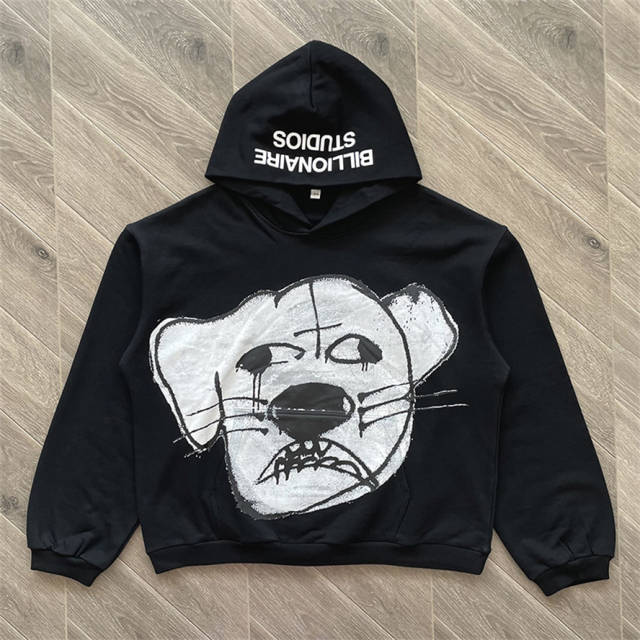 1:1 quality version Blutosatire Billdog Wimpy Kid Hoodie Black