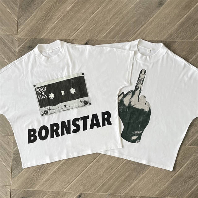 Blutosatire Billdog Wimpy Kid Bornstar Tee T-Shirt White