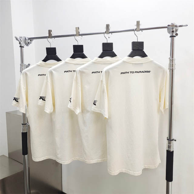1:1 quality version Hellstar Silver Stamped Large Side Face T-Shirt with NFC Tag