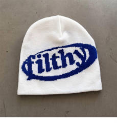 Filthy Cartoon letters creative knitted beanie 8 colors