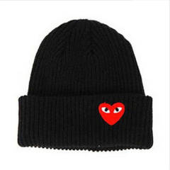 CDG Acrylic Heart Pattern Wool beanie 9 Colors