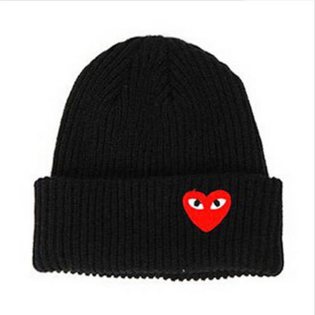 CDG Acrylic Heart Pattern Wool beanie 9 Colors