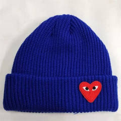 CDG Acrylic Heart Pattern Wool beanie 9 Colors