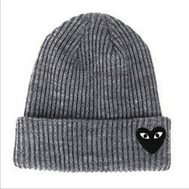 CDG Acrylic Heart Pattern Wool beanie 9 Colors