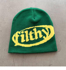 Filthy Cartoon letters creative knitted beanie 8 colors