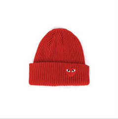 CDG Acrylic Heart Pattern Wool beanie 9 Colors