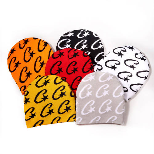 Corteiz Letter Star Jacquard Knit Cold beanie 6 colors