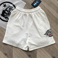 Hellstar studios washed shorts white