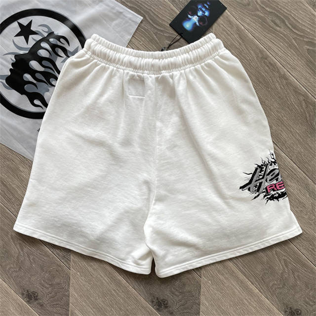 Hellstar studios washed shorts white