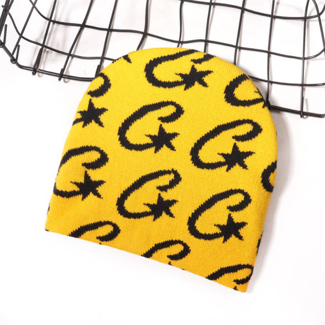 Corteiz Letter Star Jacquard Knit Cold beanie 6 colors