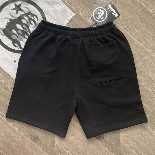 Hellstar studios washed shorts white