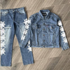 Spider Worldwide denim jean jacket