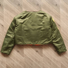 Kapital Kountry MA-1 Smile Face Vest Jacket Green