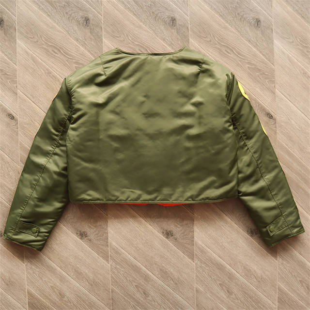 Kapital Kountry MA-1 Smile Face Vest Jacket Green