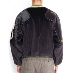 Kapital Sherpa Kountry Skull Embrideried Vest