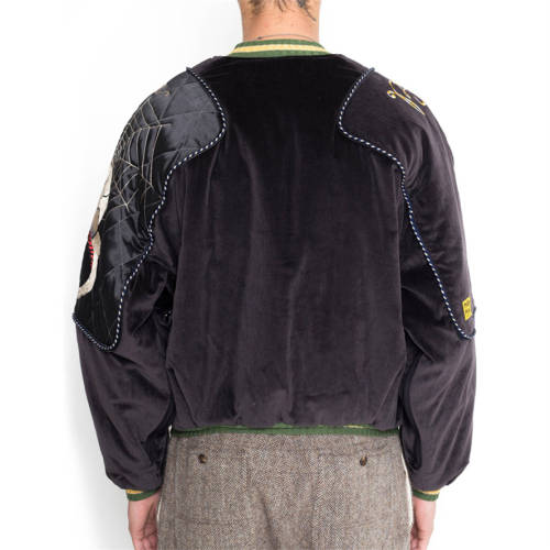 Kapital Sherpa Kountry Skull Embrideried Vest